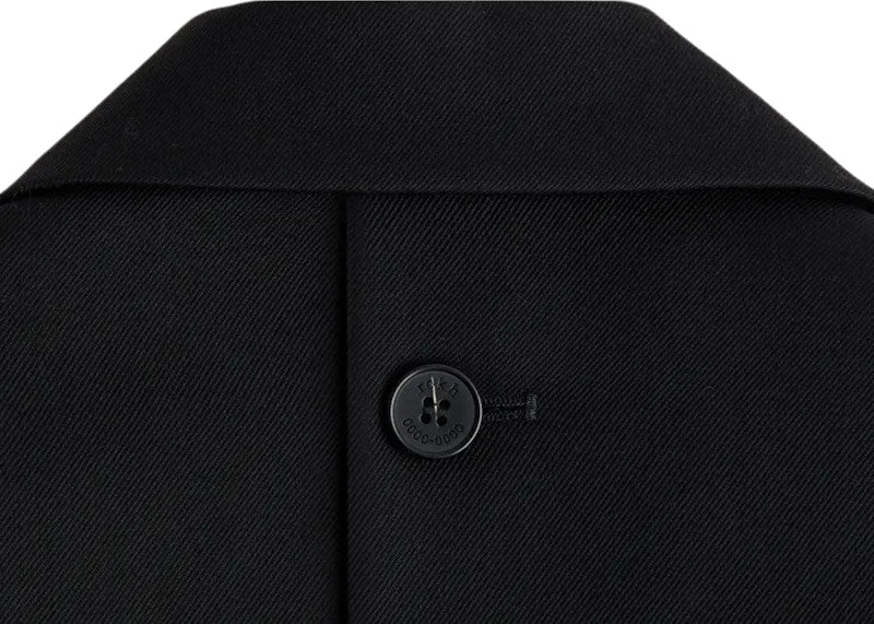 Rokh H&M Belted Wool Blazer Black