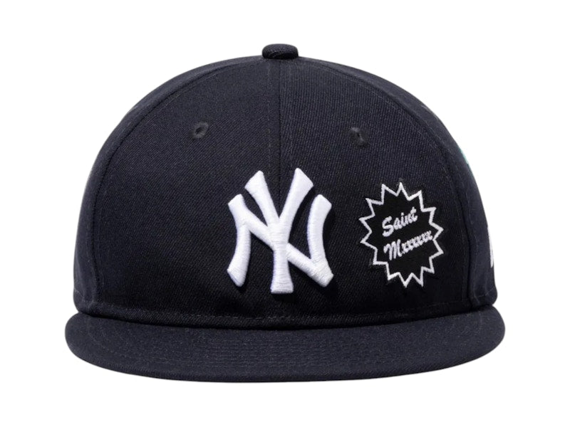 Saint Mxxxxxx x MLB New Era New York Yankees Snapback Cap Navy