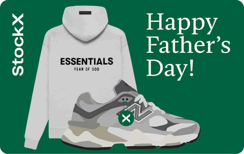 StockX Gift Card - For Dad Buy a gift card, and get up to $50 off. Details below.