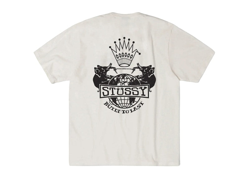 Stussy Built To Last Pigment Dyed Tee Natural