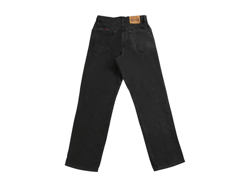 Stussy Washed Canvas Classic Jean Black