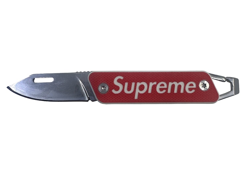 Supreme TRUE Modern Keychain Knife Red