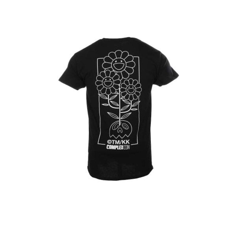 Takashi Murakami ComplexCon Mutated Flower Tee Black