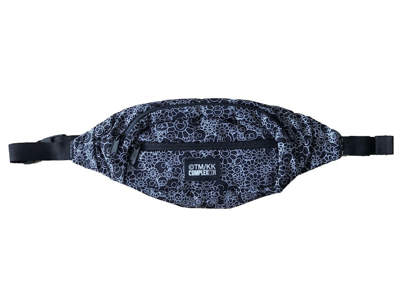 Takashi Murakami ComplexCon Skull & Flower Fanny Pack Black