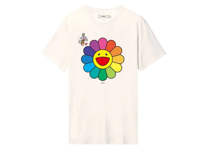 Takashi Murakami x PANGAIA Flower T-shirt Off White